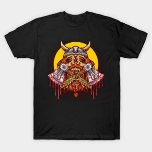 Viking Skeleton Warrior T-Shirt